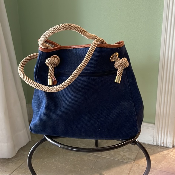 Michael Kors Canvas tote with rope handles - Picture 3 of 7